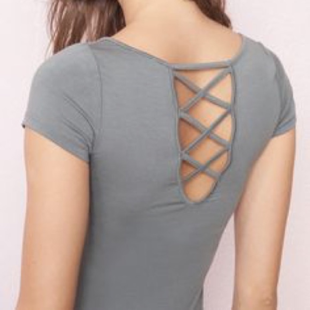 Lace Up Ballerina Top
